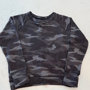 Athleta Girl Black Camo Sweatshirt - XS (6)